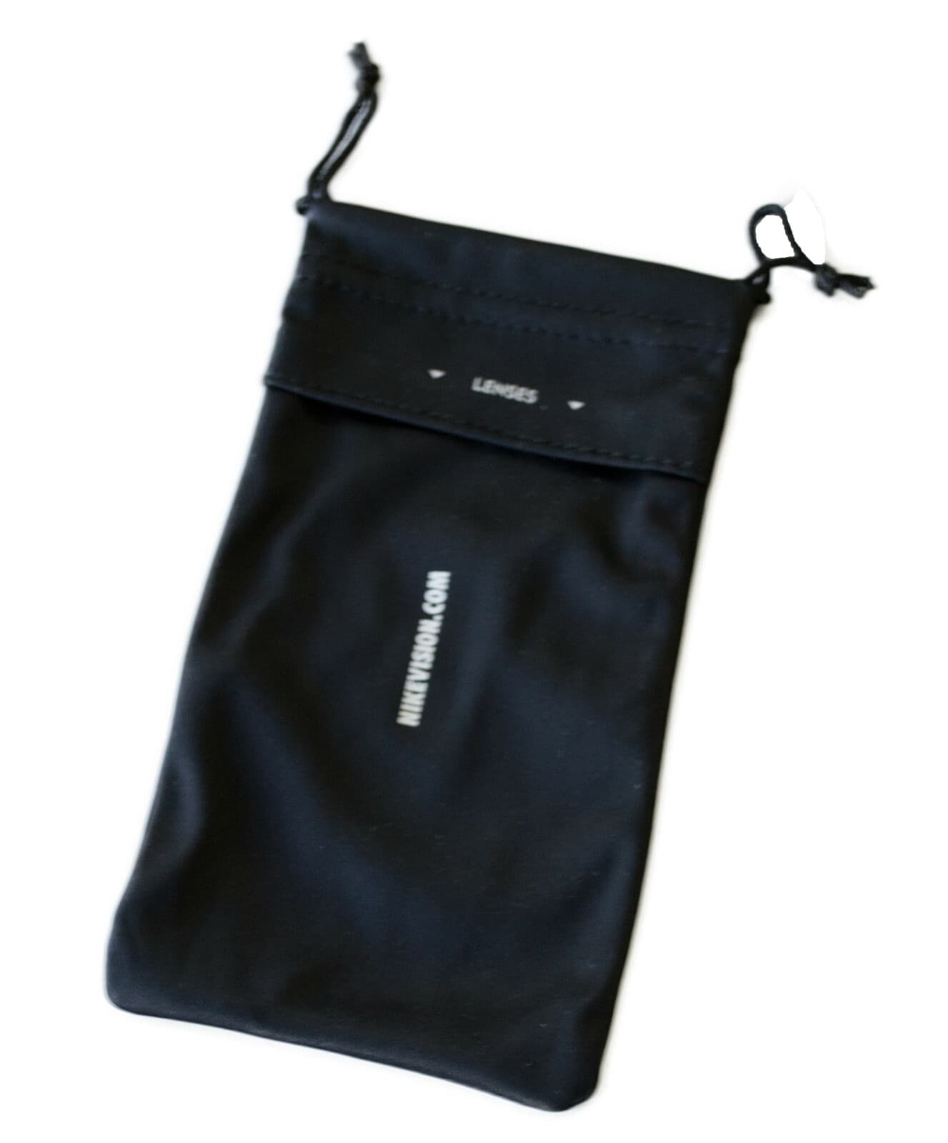 Brand New NIKE Black & White Soft Microfiber Sunglasses Case Drawstring Pouch 2