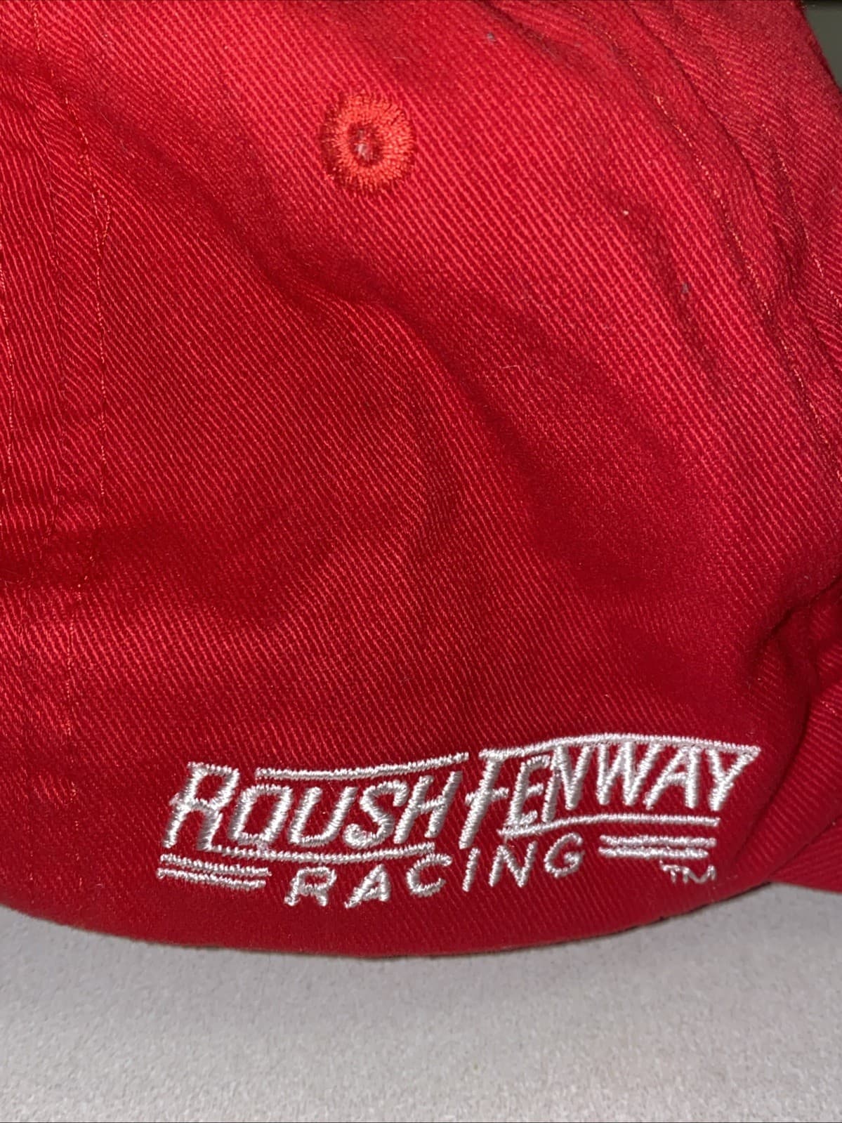 Carl Edwards Save A Lot Racing Hat Cap NASCAR #60 Red Adjustable 1- Size Vintage 4