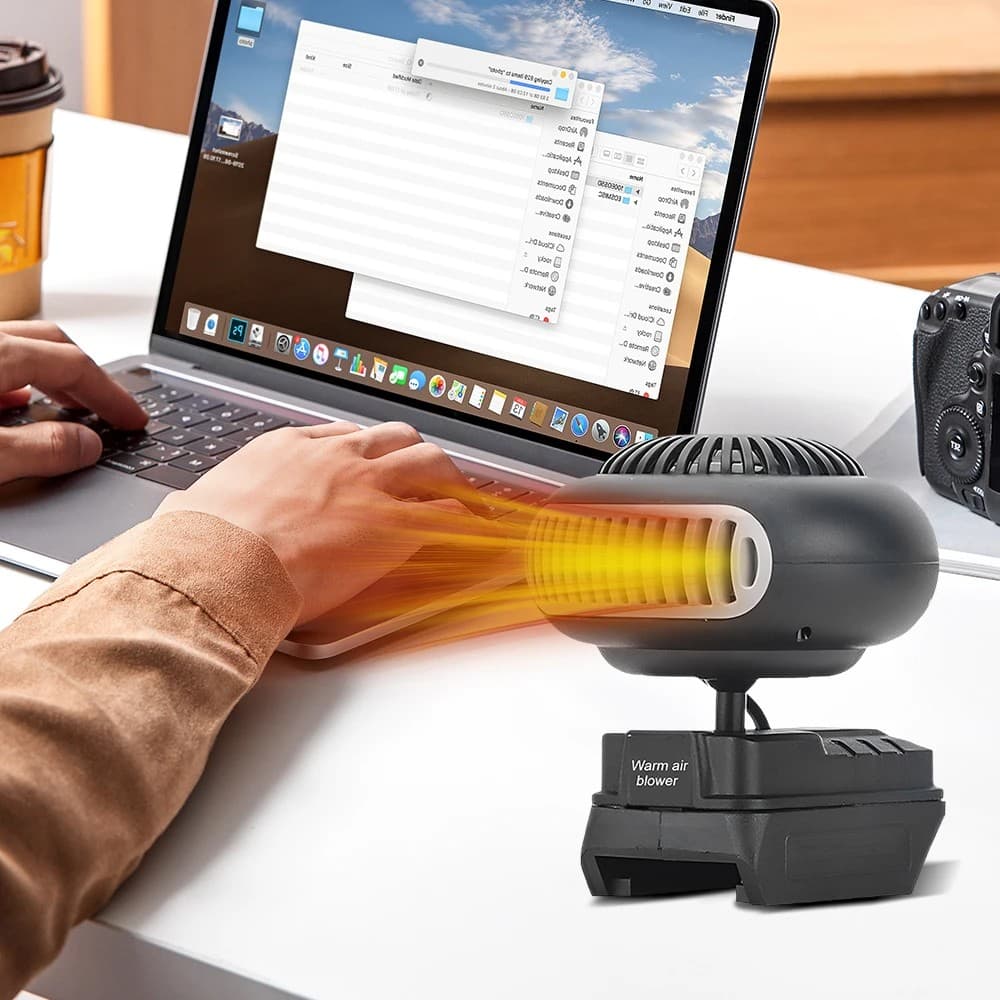 Battery Operated Heaters Cordless Heaters W/Battery Portable Electric Fan Heater 4