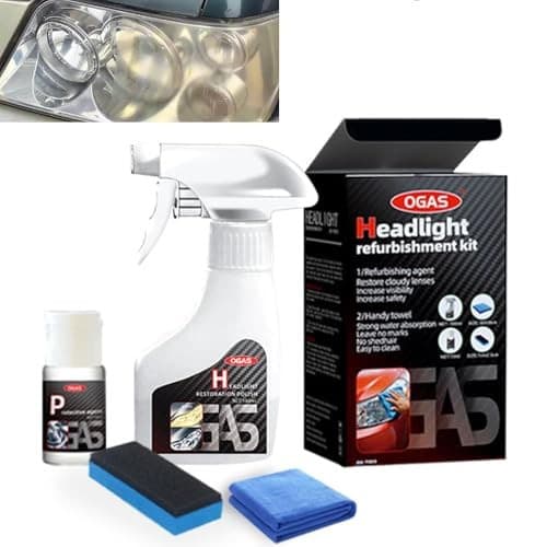 New Automotive Headlight Restoration Kit,Oxidized and Yellowed Automotive  2