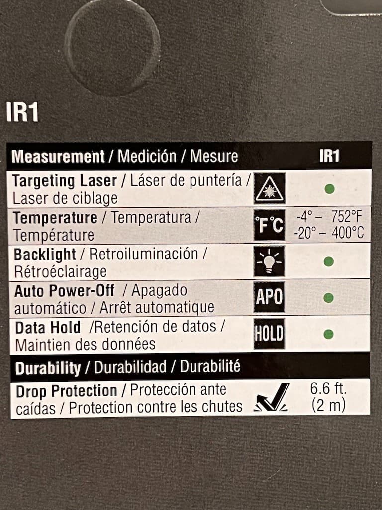 Klein Tools IR1KIT Infrared Thermometer 10:1 W / GFCI Outlet Tester RT210 NEW 6