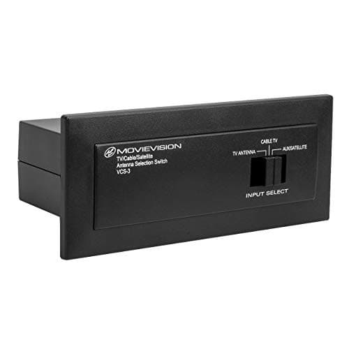 3-Position Antenna Switch Box with 3 Inputs & 1 Output for TV/AUX-SAT/Cable  2