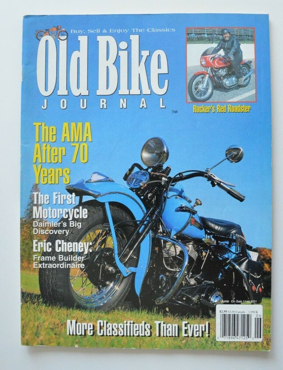 OLD BIKE Journal June 1994 Harley-Davidson 1948 Norton Cafe Commando 1972