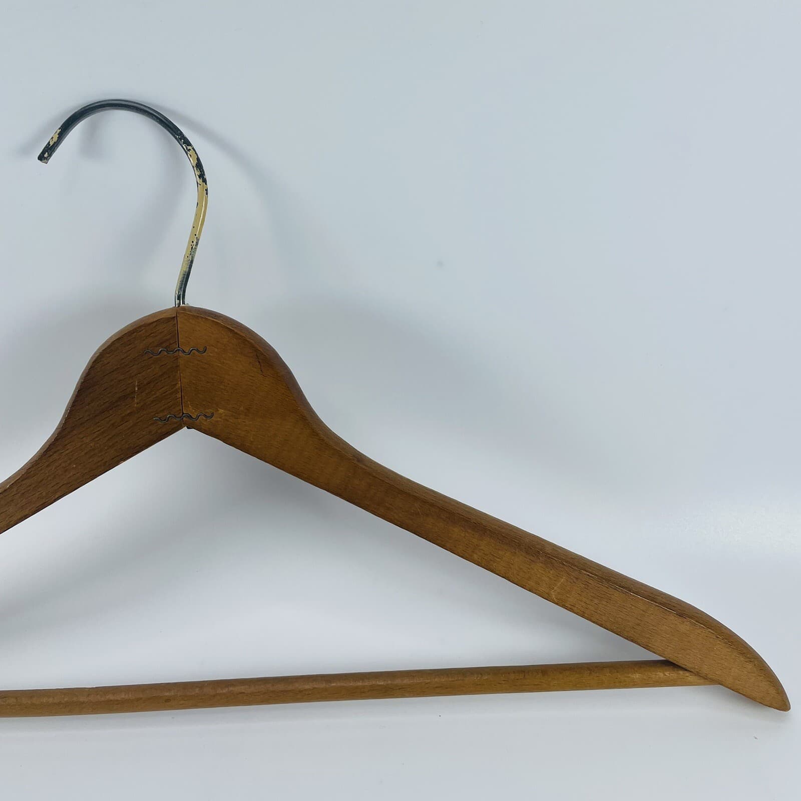 Vintage Wooden Advertising Clothes Hanger UNITED HOTELS New York Niagara Falls 6