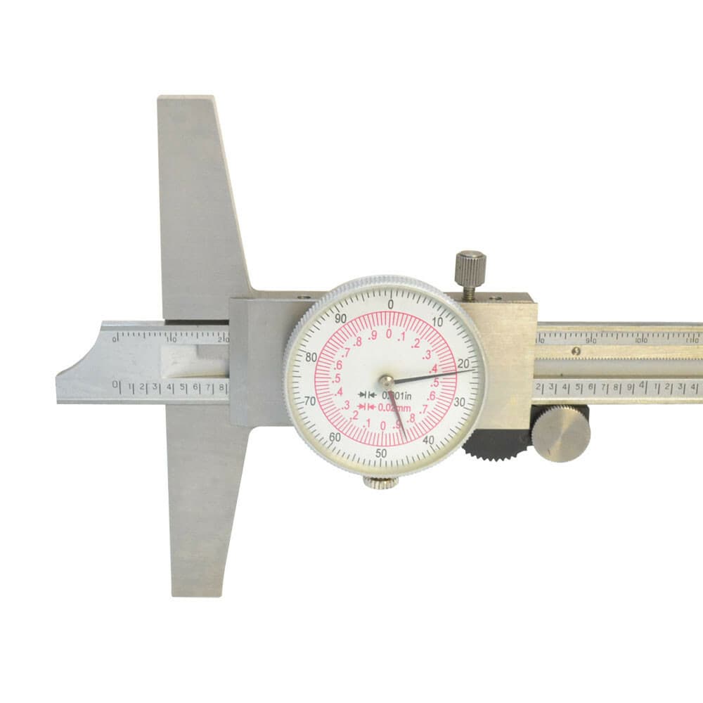 6" Inch Dial Caliper Ruler 150mm Metric Dual Mechanic Precision Measuring Tool 3