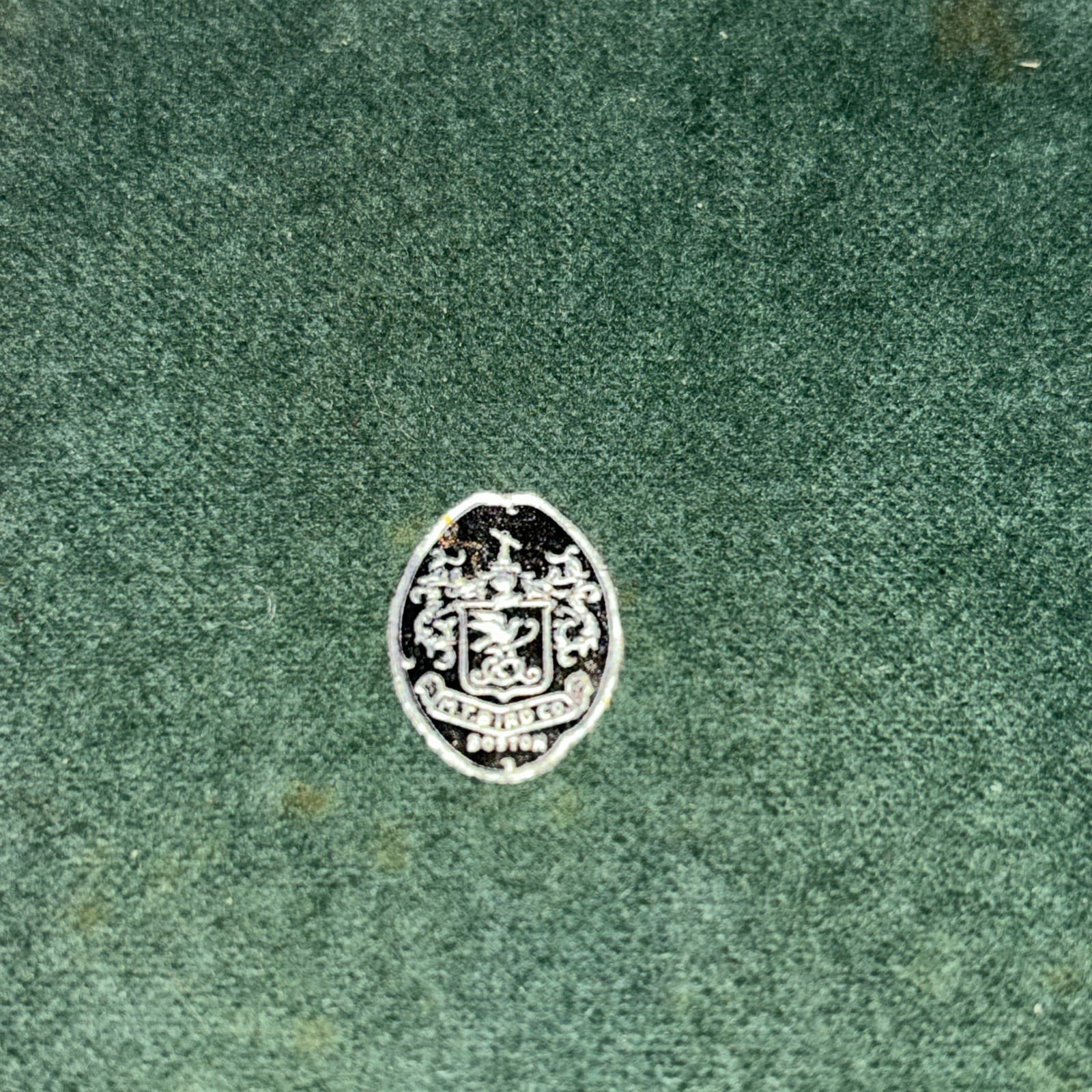 Vintage Mini Travel Chess Set Folding Wood Board Box 4” M.T. Bird Co. Boston 2