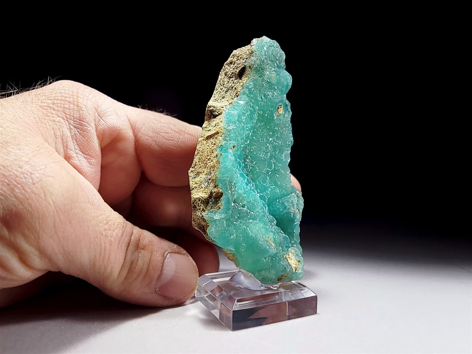 Botryoidal Sea Green Bluegreen Smithsonite Crystal Specimen #2 4