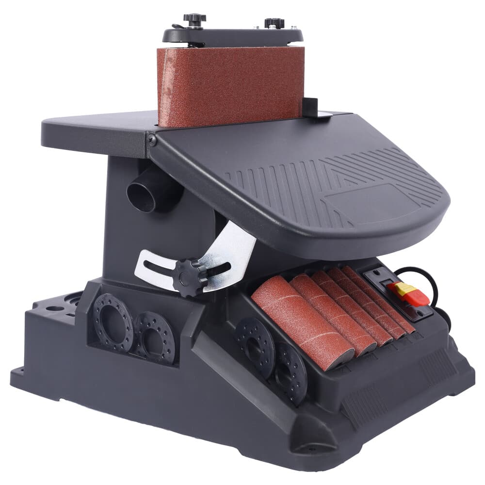 2 IN 1 Combination Woodworking Machine Oscillating Spindle Sander & Belt Sander 3