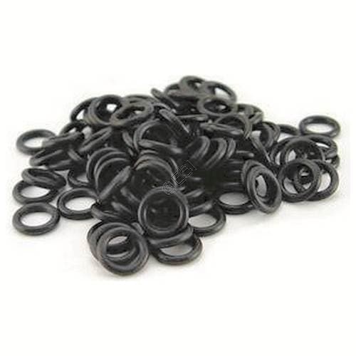RPM 100 Pack of CO2 or HPA Tank Orings - 70 Durometer Buna - Black - -015 2