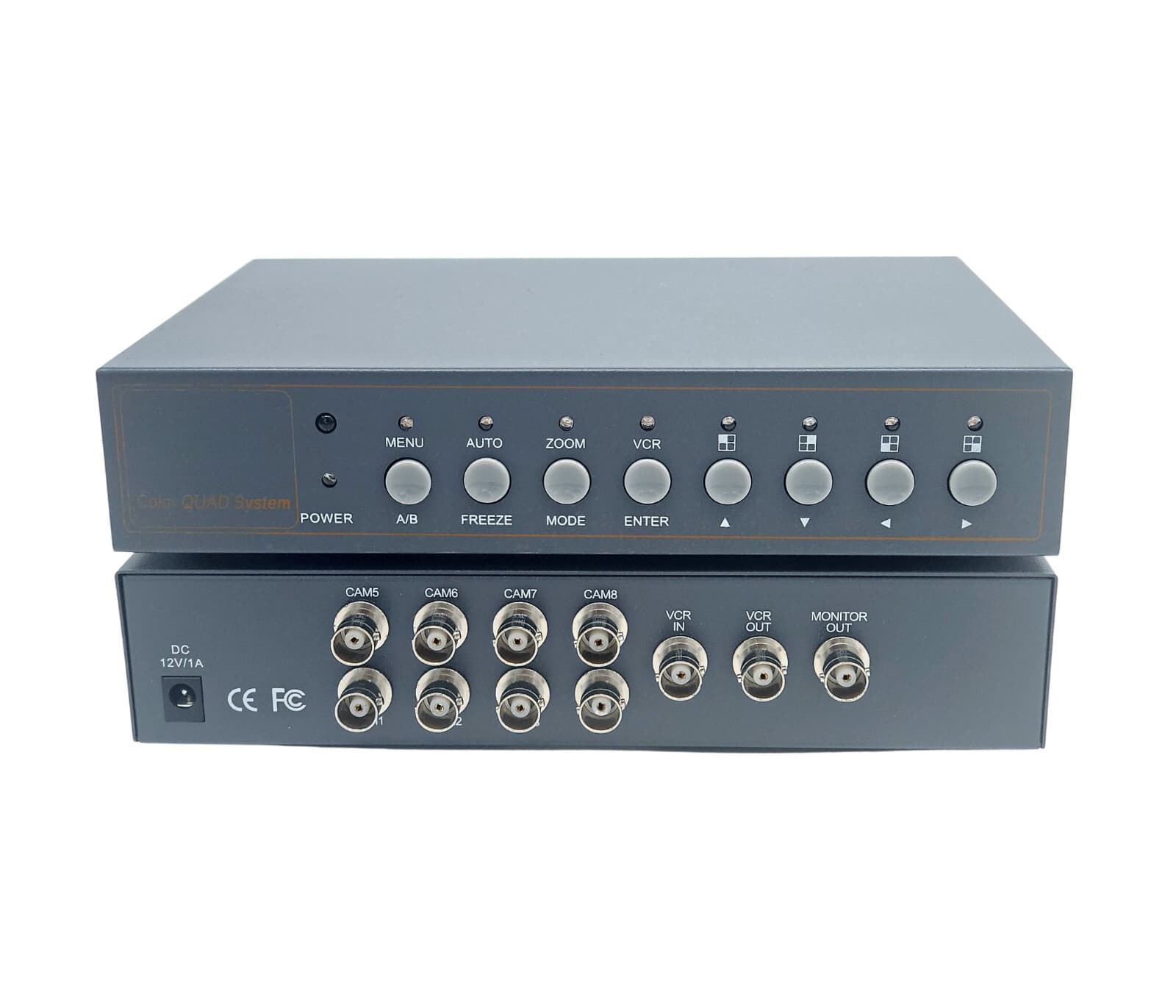 8 Channel Analog Video Multiplexer Quad Processor Screen Splitter