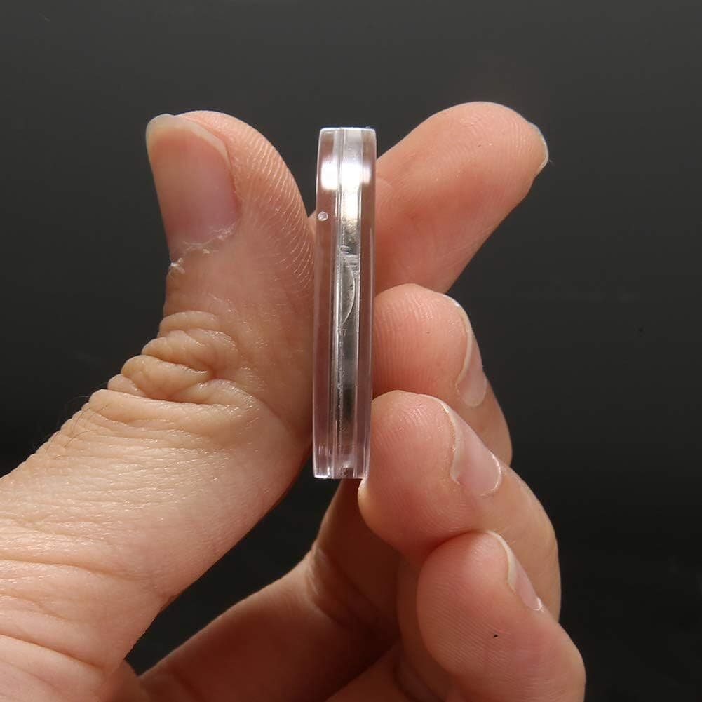 41mm Clear Plastic Coin Capsules, Silver Dollar Coin Holder, 60PCS Coin Box US 4