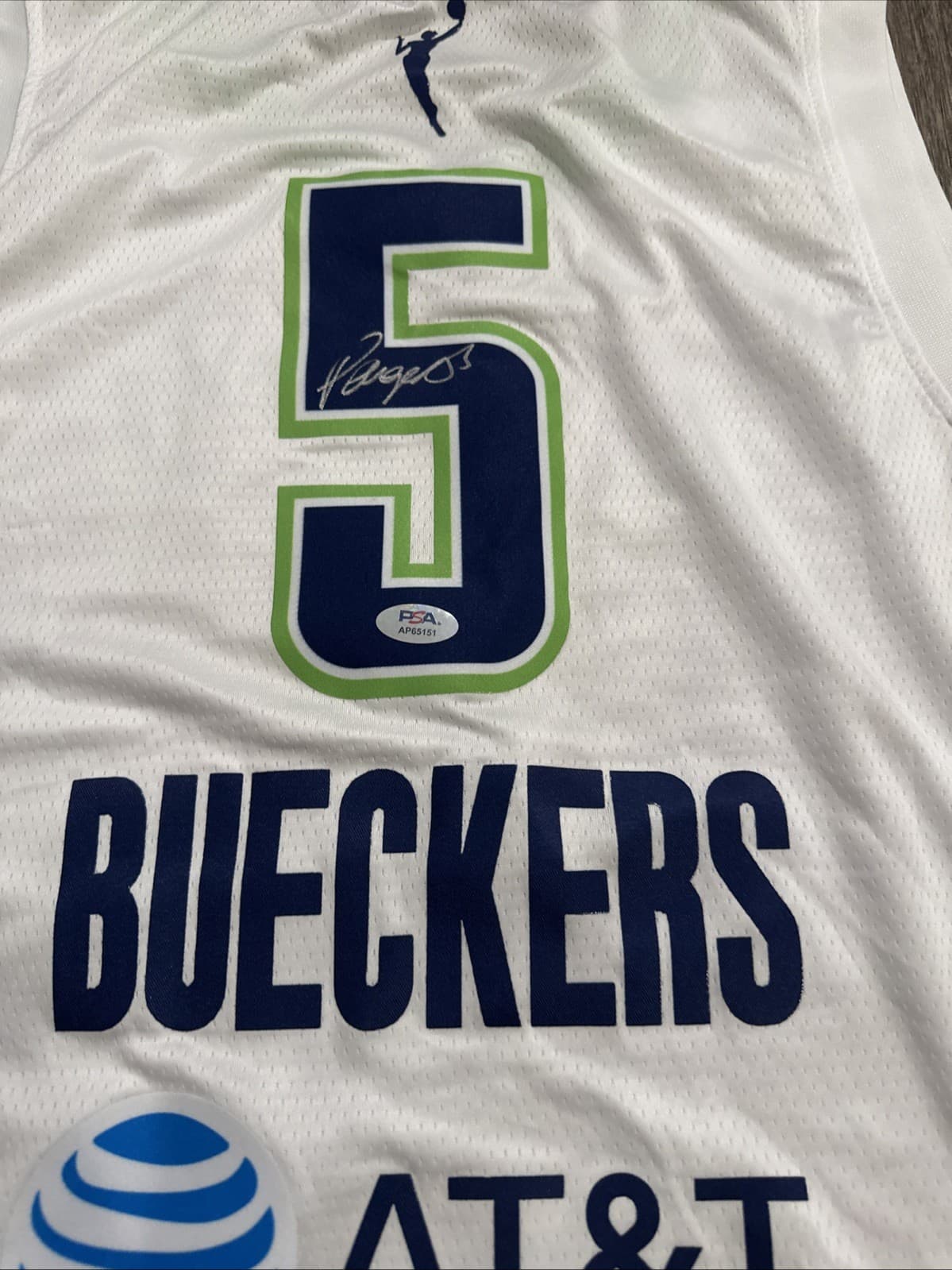 Paige Bueckers Dallas Wings Autograph Signed Jersey! Psa Coa! ROY? 2