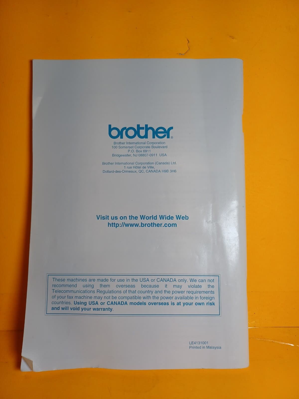 Brother Fax Machine 560 Owners Manual - Instructions 2