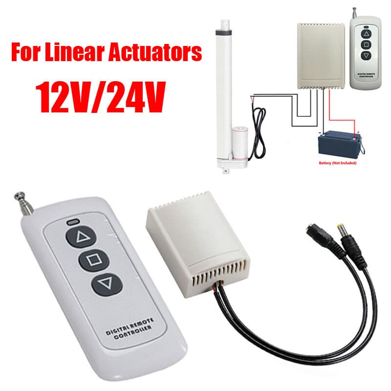 For DC 12V 24V Linear Actuator Motor Controller Wireless Remote Controller Kit 4