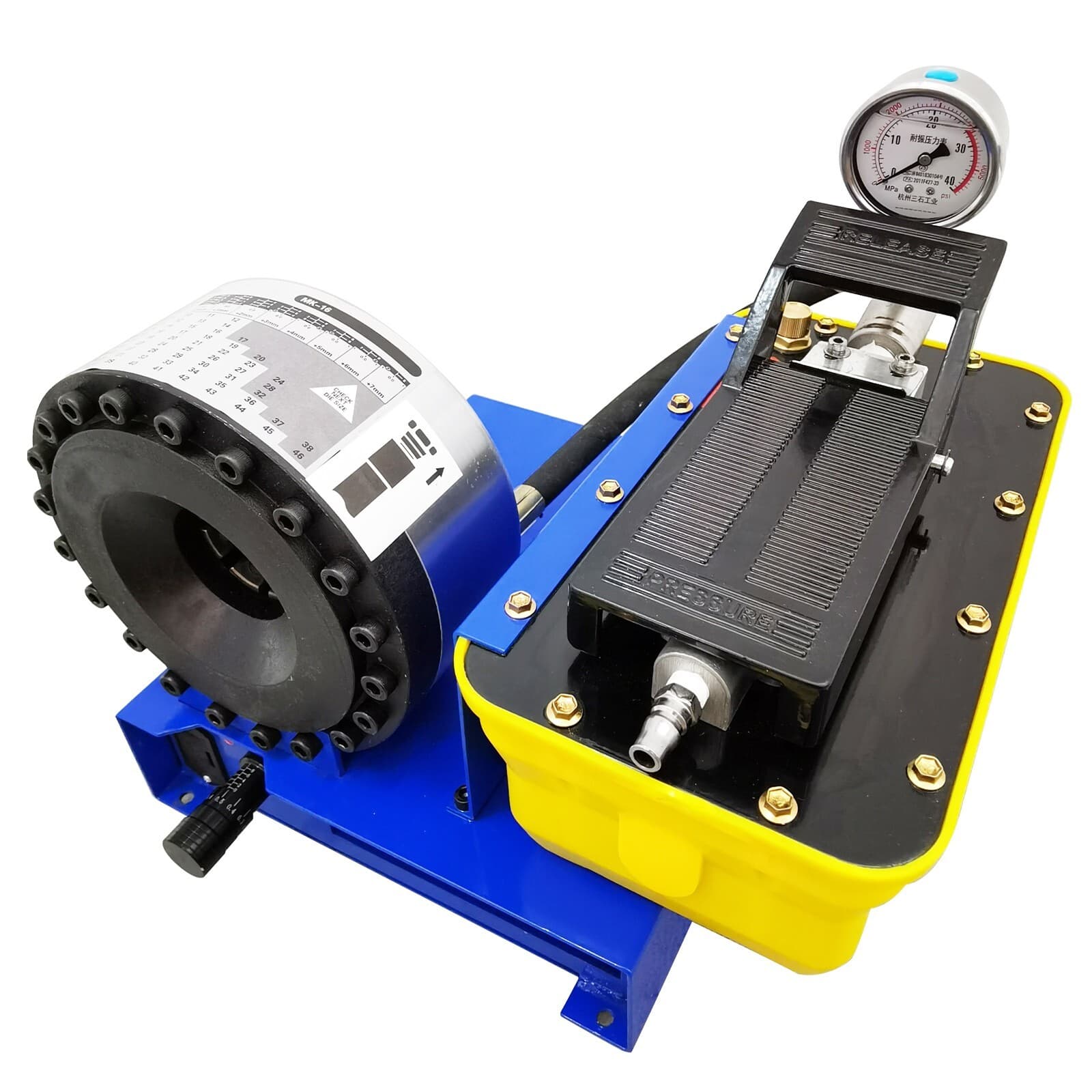 Portable Hydraulic Hose Crimping Machine 16Mpa Pressure for High Pressure Pipes 6