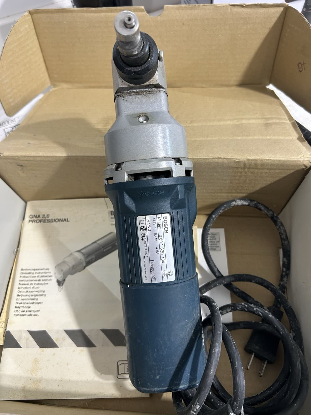 Bosch Nibbler 1530 14-16ga Corded Electric Power Tool 4