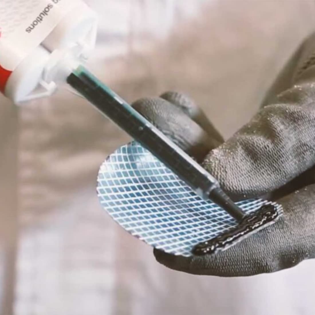 Polymix Black Automotive Rigid Plastic Repair & Adhesive Cartridge 200ml 6