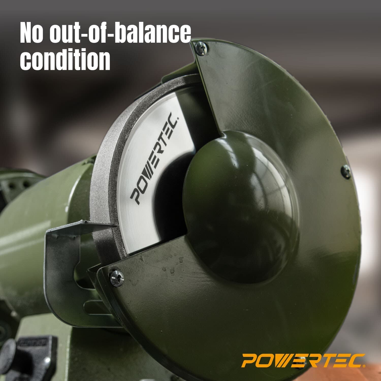 POWERTEC 15700 CBN Grinding Wheel 8 inch 180 Grit, 1" Wide with 5/8" Arbor, 1PK 3