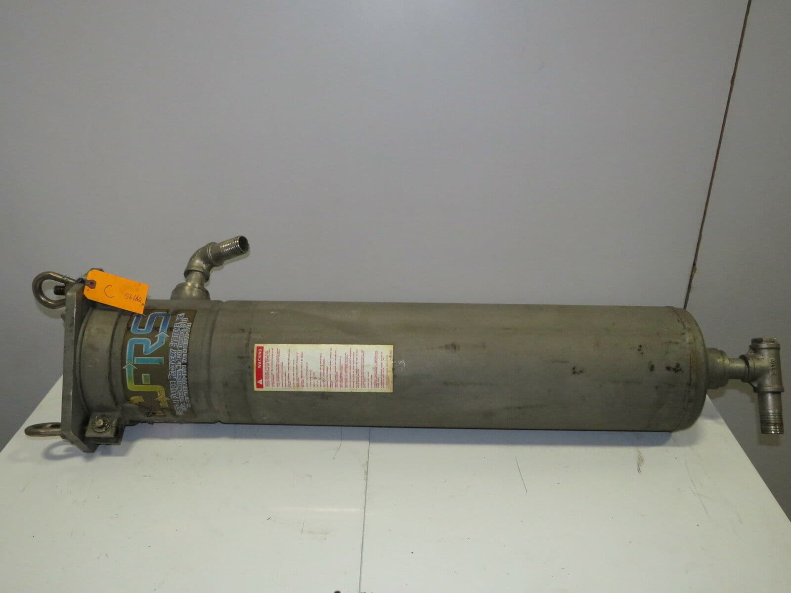 FSI BFNP12 Hydraulic Basket Strainer 304 Stainless Steel #2 Baghouse Filter 29"L 3