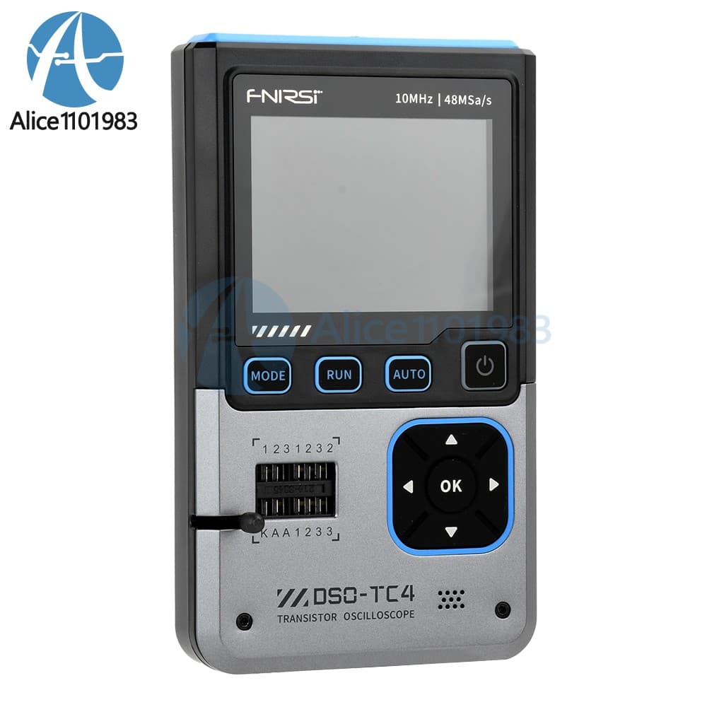 DSO-TC4 Oscilloscope Transistor Tester Electronics Component Tester 10MHz 48Ms/s 4