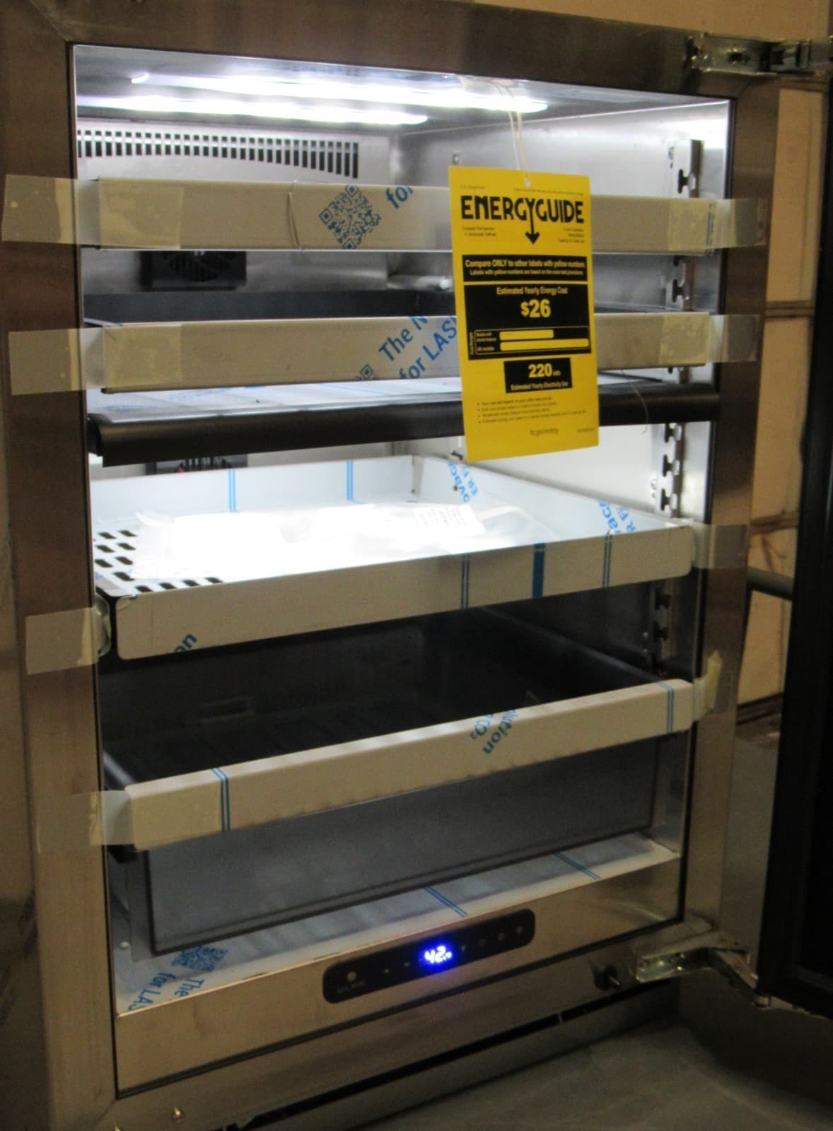 NEW U-Line HBD524 24" Dual-Zone Beverage Cooler Refrigerator Wine Beer Bottles + 6