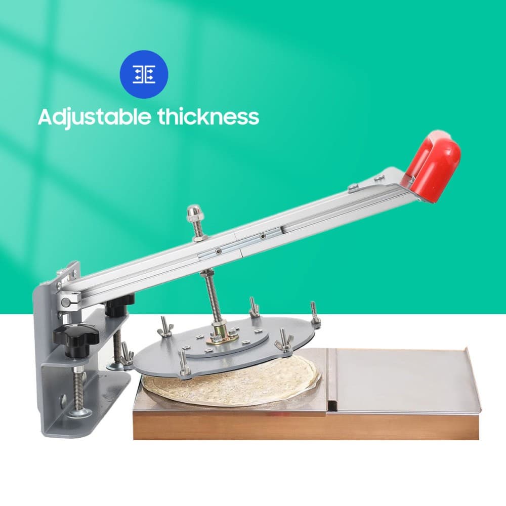 Manual Pizza Dough Pastry Press Machine Stainless Steel Pizza Press Maker 2