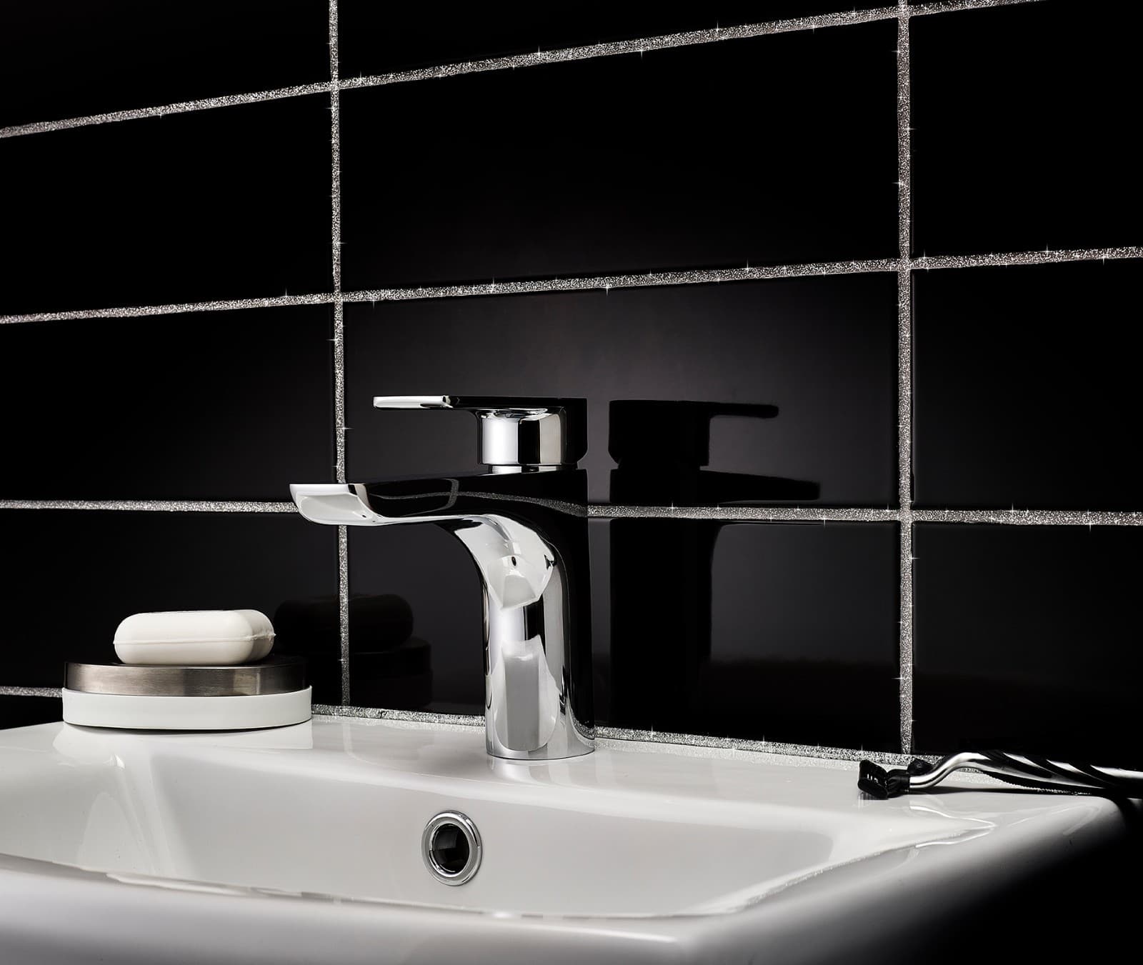 Hemway Glitter Grout Ready Mixed 4.5KG LIGHT Grey / Silver Glitter 6