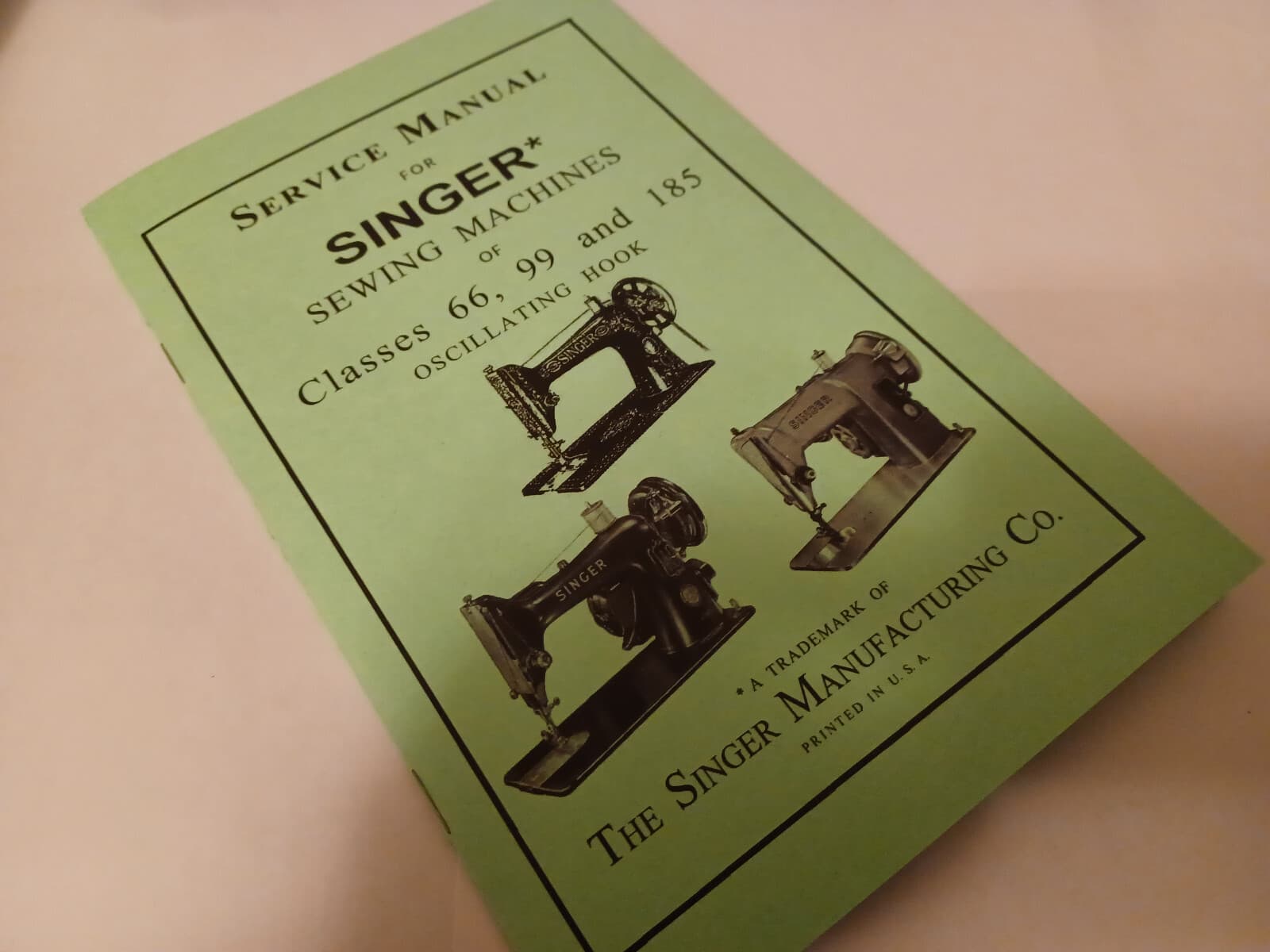 Singer 185 Service Manual, Service and Timing, also 99, 66, and Machines 3