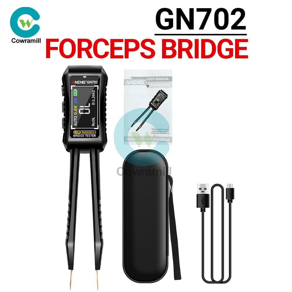 GN702 Smart Tweezer LCR Digital Bridge Meter Capacitor Inductor Component Test 2
