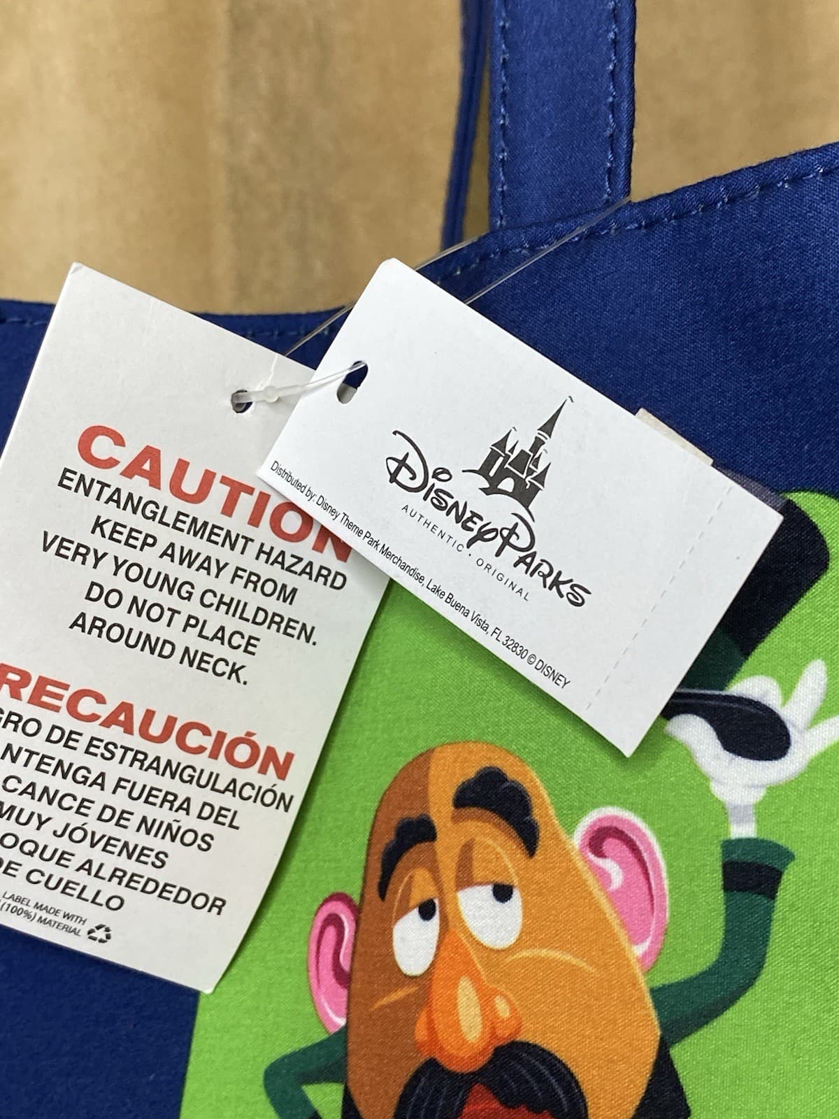Mr Potato Head Bag 2015 Disney Parks Tote Toy Story 6