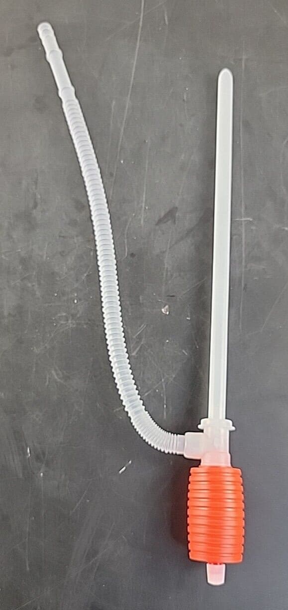 (2 Pack) Great Star 5 Gal Hand Siphon Drum Barrel Pump Plastic Manual Squeeze 6