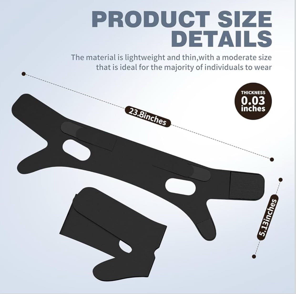 Anti Snore Chin Strap CPAP Users, Adjustable Snore Stopper, Breathable Reusable 4