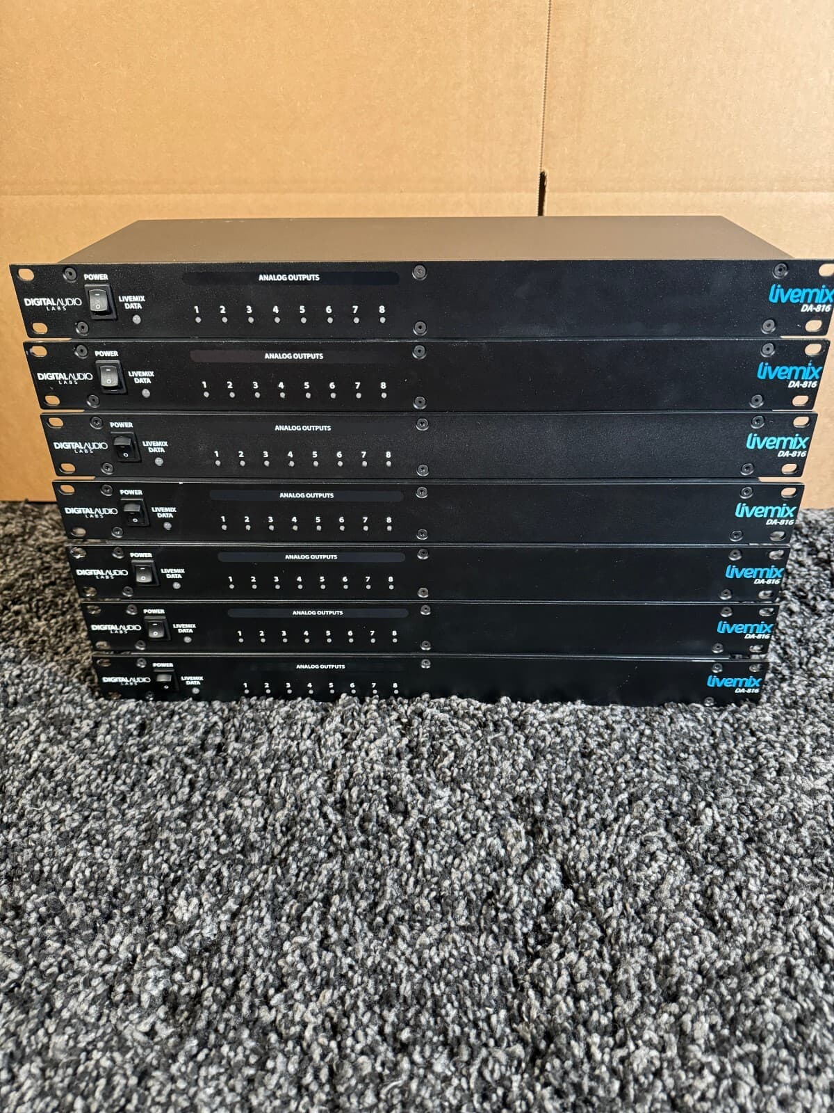 Digital Audio Labs Livemix DA816 8 Ch Analog Output for IEM Stereo (7 Available)