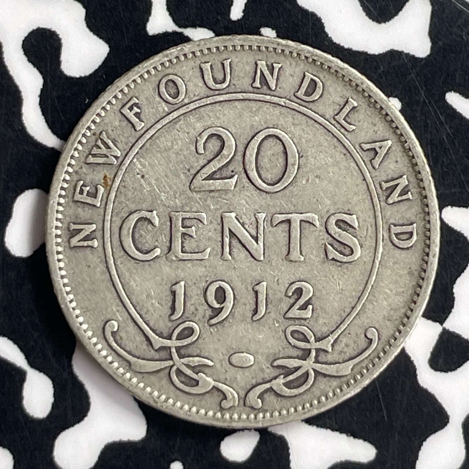 1912 Newfoundland 20 Cents Lot#T6922 Silver! 2