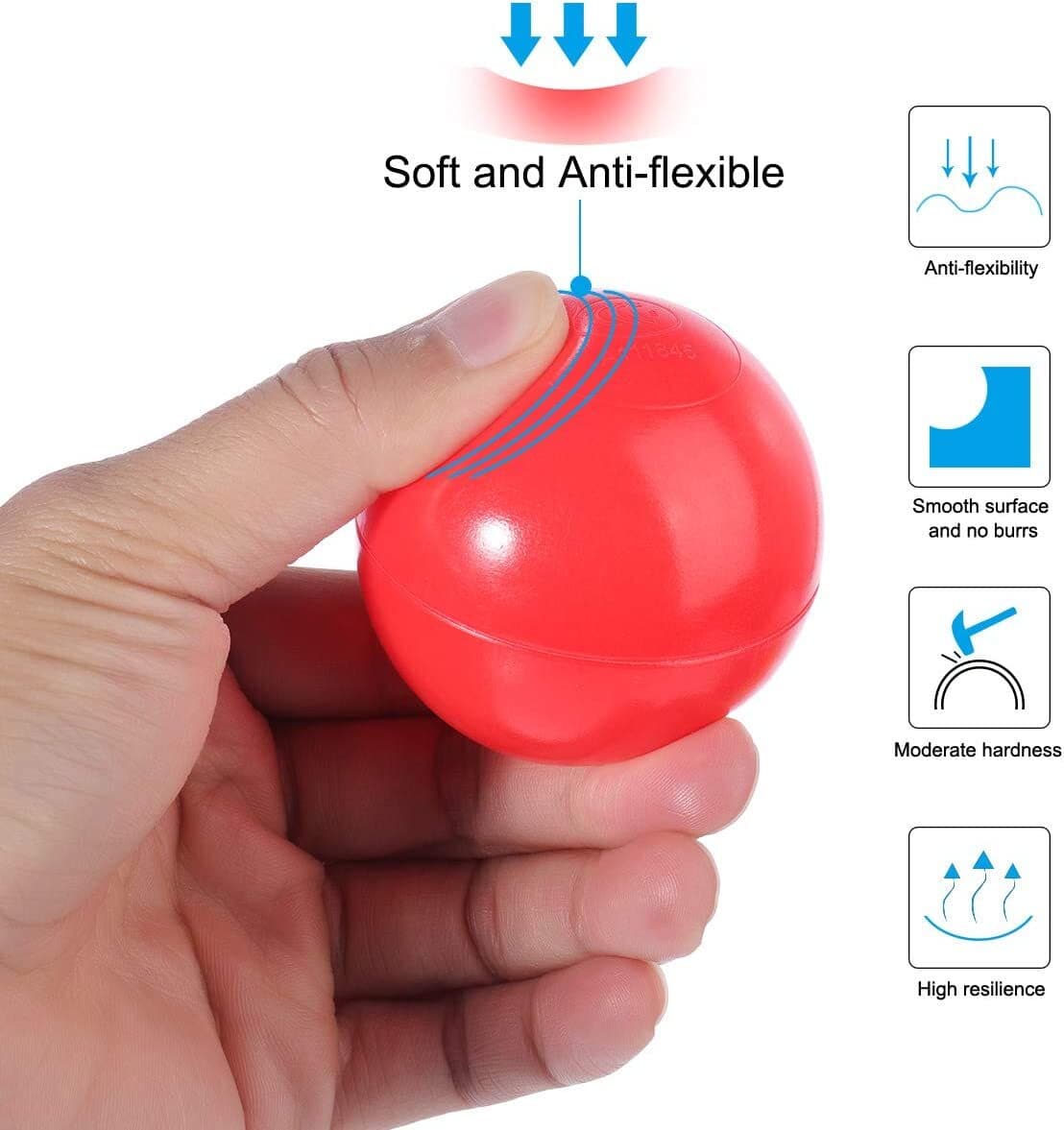 200 Pack Kid Ball Pit Balls Colorful Ocean Balls Crush Proof Plastic for Toddler 3