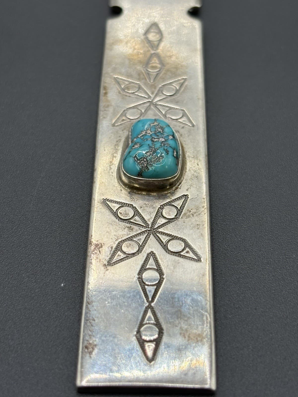 Vintage Cherokee Native American Turquoise Letter Opener 80 Grams X15 2