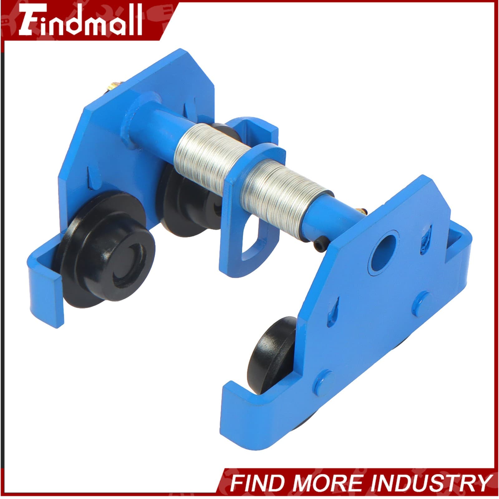 Findmall 4400 lbs/2 Ton I-Beam Hand Trolley Alloy Steel 65-180mm Adjustable 5