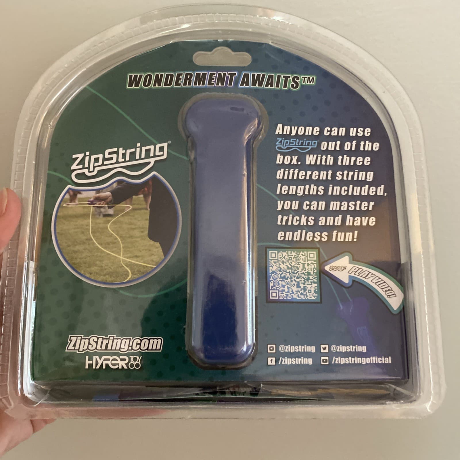 ZipString Original String Launcher Toy 3 Lengths Colors 6