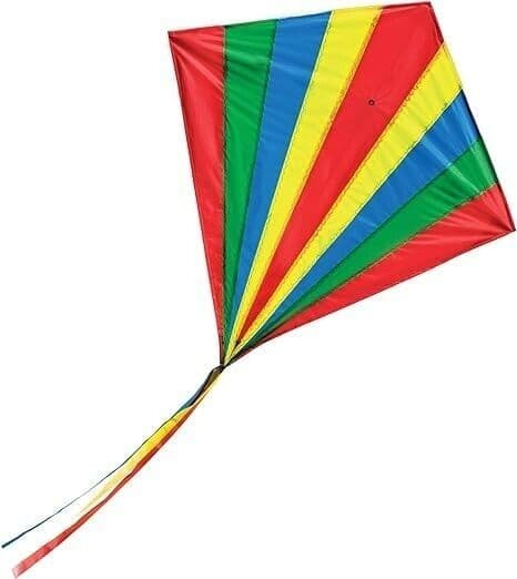 Melissa & Doug Spectrum Diamond Children's Kite, Multicolor (30" Wing)