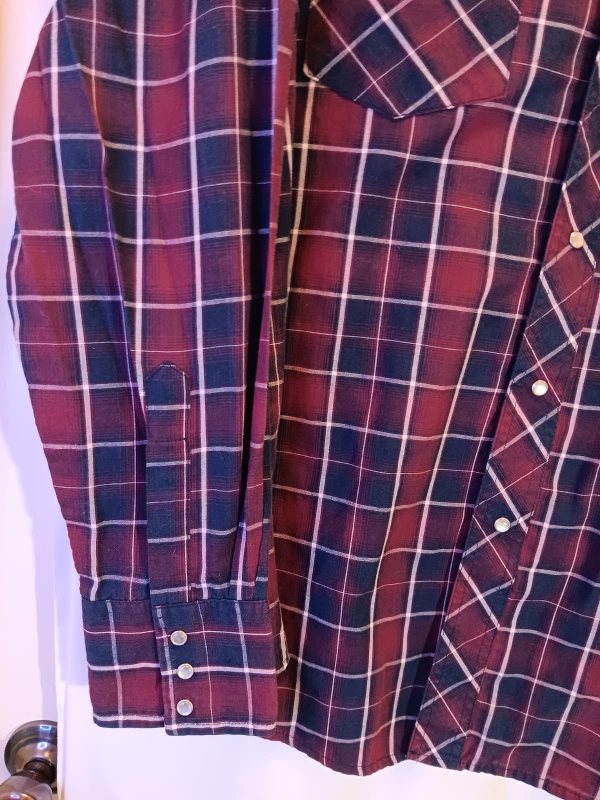 Wrangler Men's Long Sleeve Plaid Shirt 2