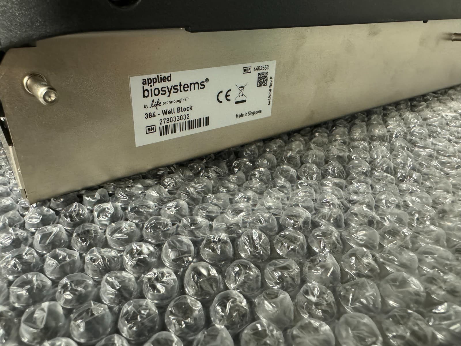 Applied Biosystems 384-Well QuantStudio Thermal Cycler Block 4453553 PCR #17462 6