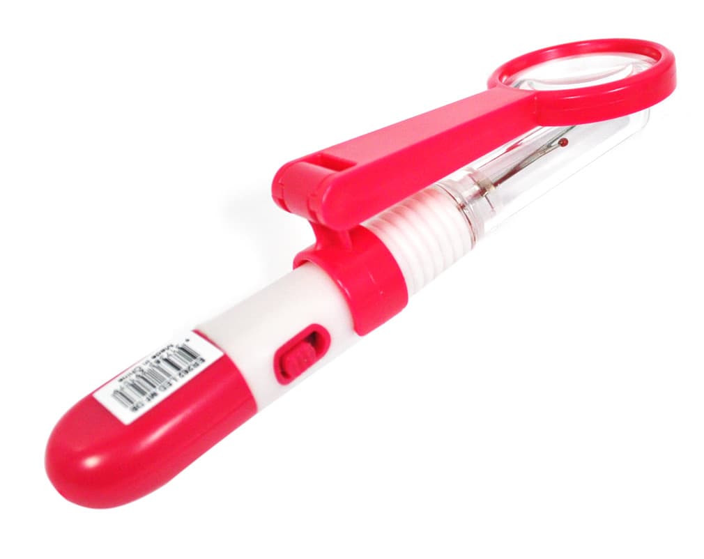 Sew Easy LED Seam Ripper with Magnifier Pink