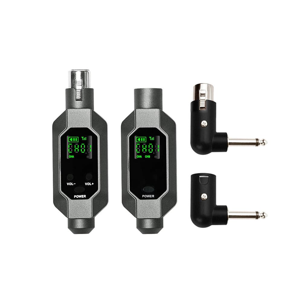 Wireless Microphone Converter XLR Transmitter System For Dynamic Microphone 2