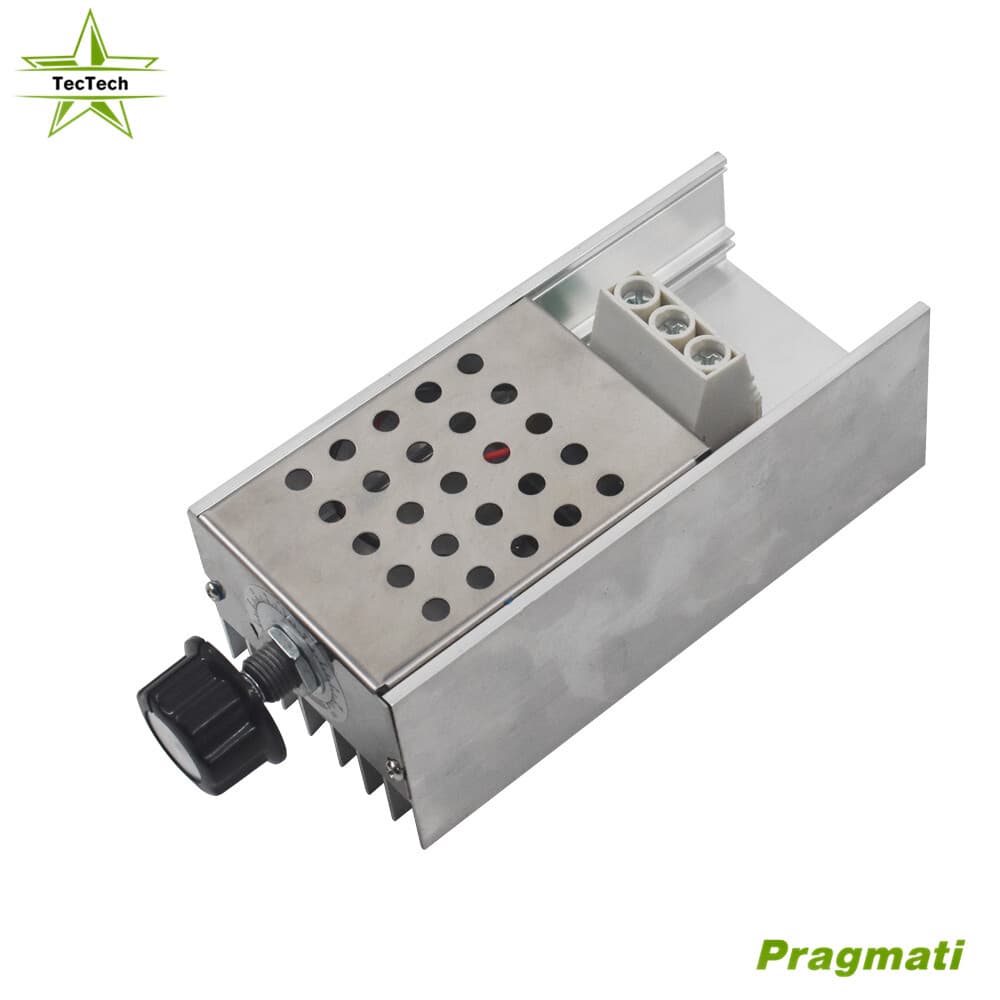 SCR AC 110-220V 10000W Motor Speed Controller Volt Regulator Dimmer Thermostat 3