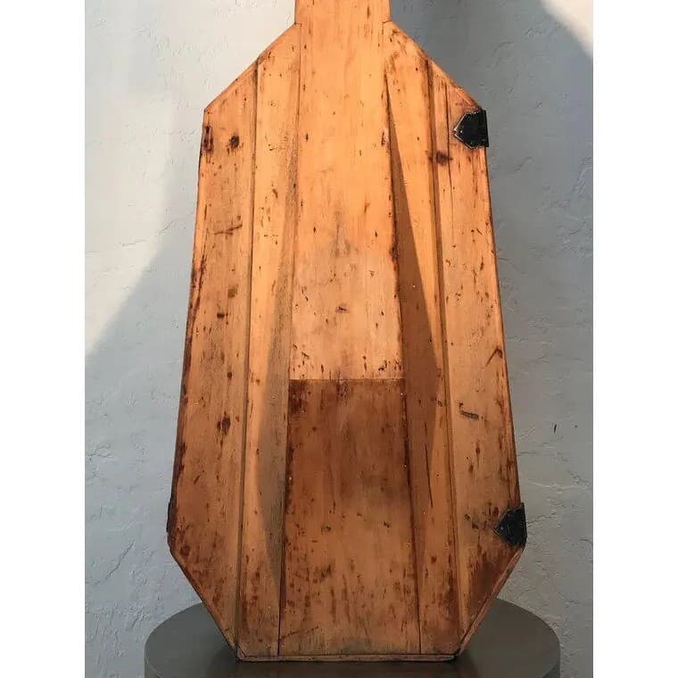 Early 20th Century Antique Modernist Cubist Sculptural Cello Case 6