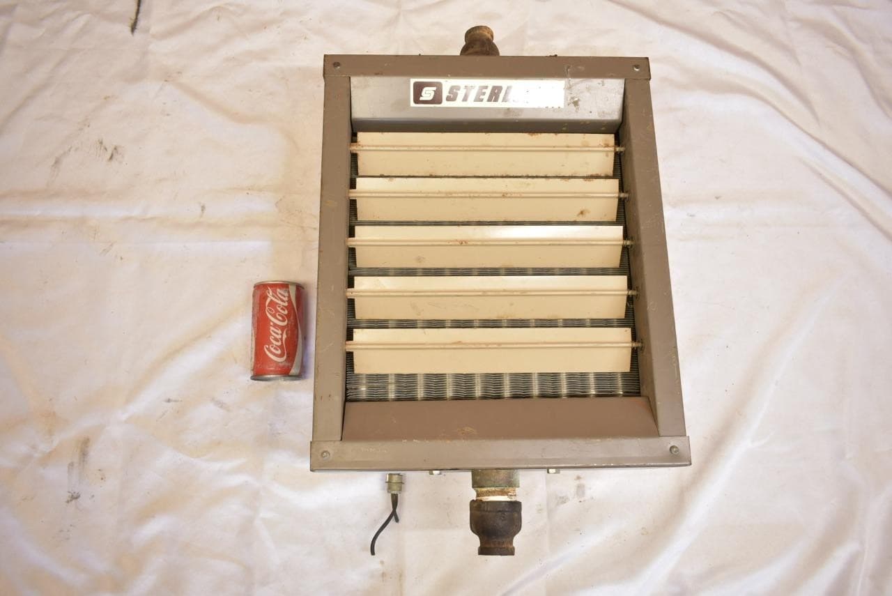 Sterling Steam / Hot Water Unit Heater Radiator and Housing HS-036 HS-36 w/ Fan