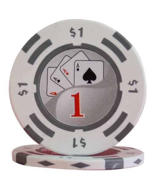 600PCS 14G YIN YANG POKER CHIPS SET ACRYLIC CASE BY MRC POKER 3