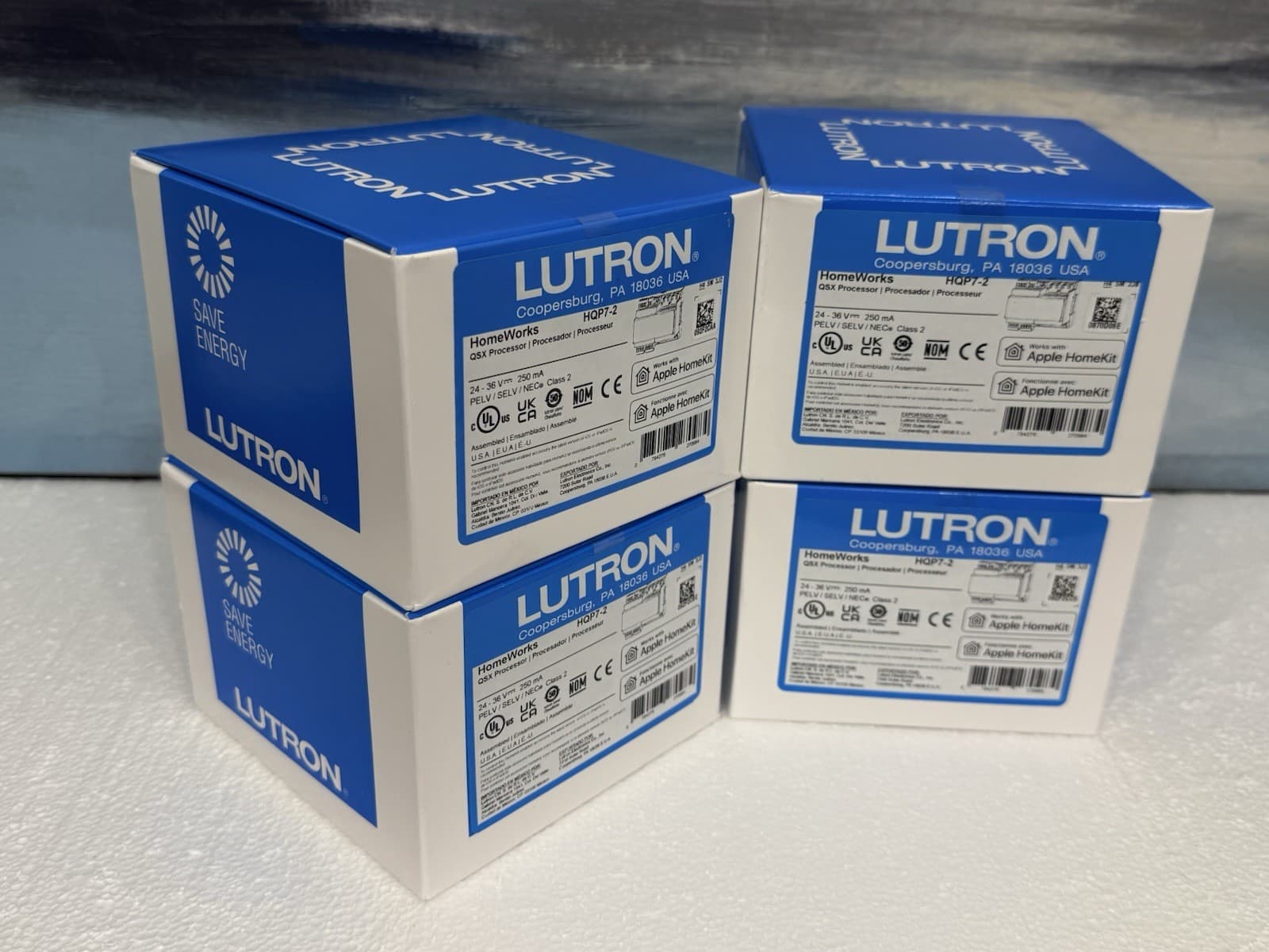 Lutron Homeworks QSX Processor HQP7-2 - NEW - Sealed ( PRICE FOR EACH ) 3