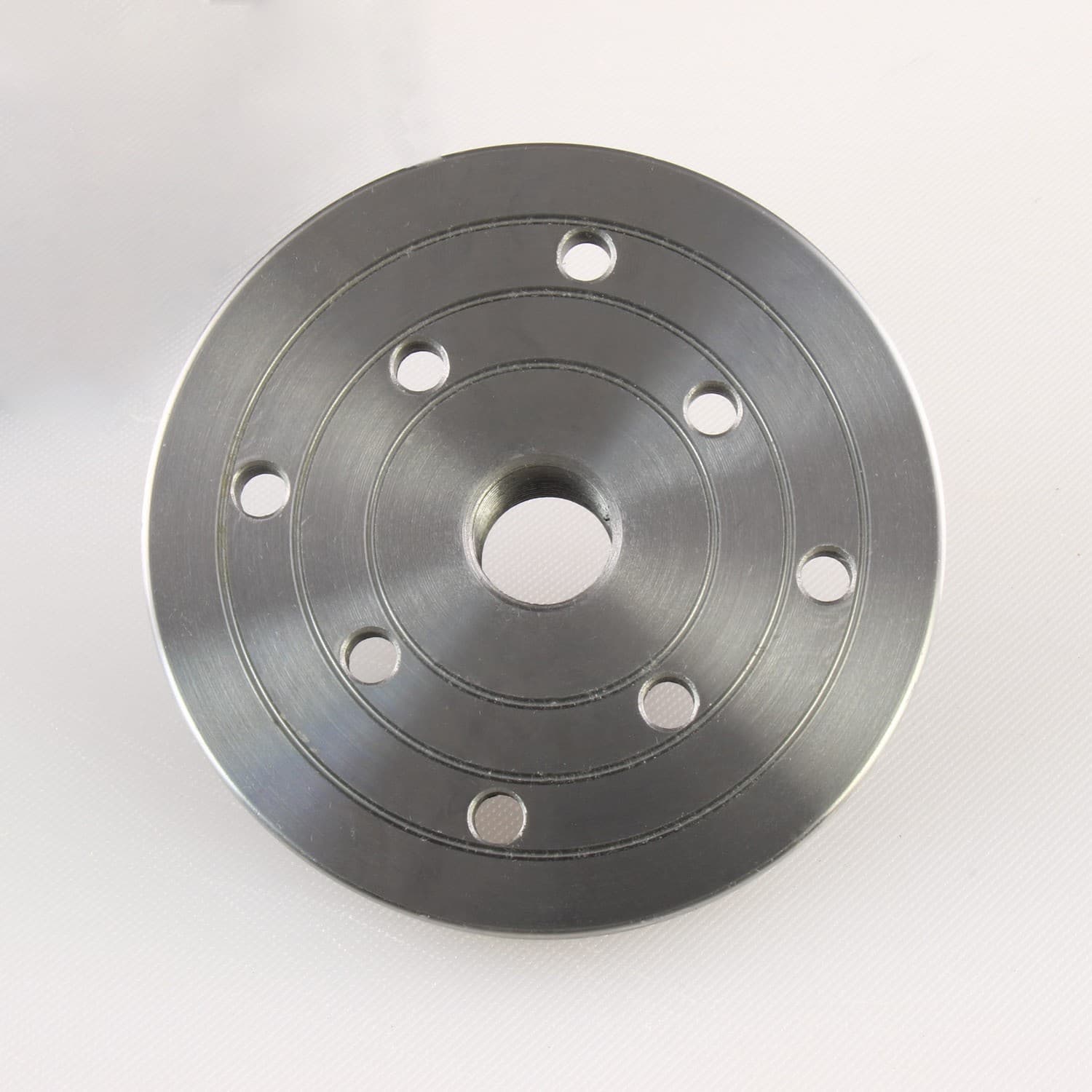 4" Steel Lathe Faceplate, 3/4" x 16TPI, Hurricane Turning Tools 3