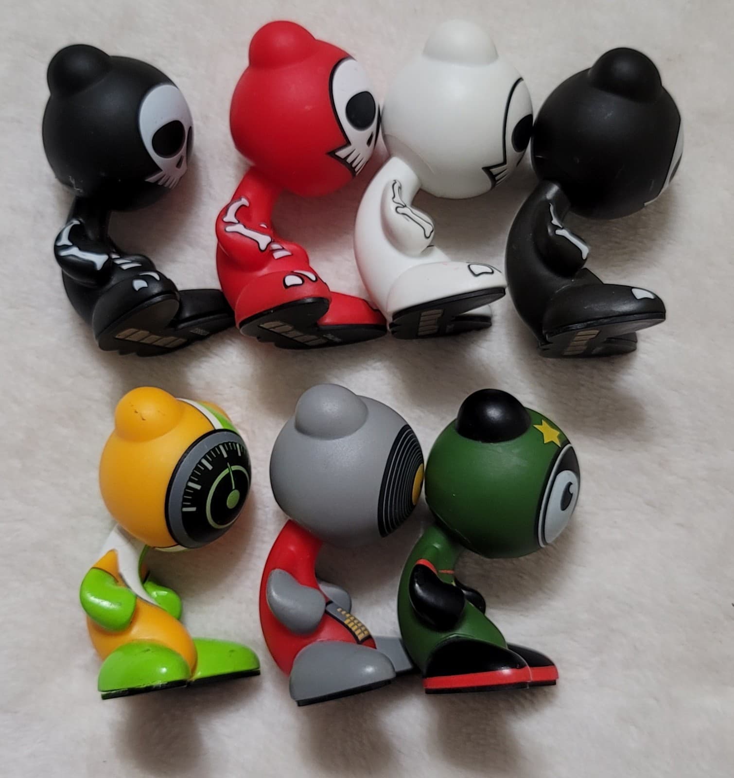 Rare UB Funkeys Radica Mattel Bones Black, Red, White, Very Rare & others LOT 7 4